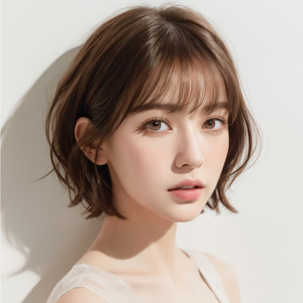 ショートヘアの女性